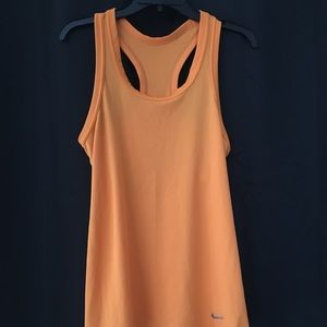 Nike Dri Fit Orange Tank
